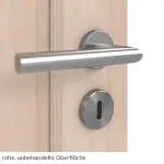 Detailbild der rohen Oberfläche von Typ 02-03-SP 4 Fichte Massivholz Doppelflügeltür inkl. Zarge - Kilsgaard