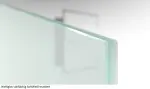 Glaskante vollflächig SoftWeiß von Vollflächig Mattierung Doppelflügeltür - Erkelenz