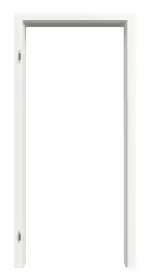 Frontansicht von Zarge für Wohnungseingangstüren Glatt Premium Weißlack RAL 9016 ZA-14