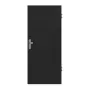Frontansicht von HÖRMANN Wohnungseingangstür Leinen Schwarz Proline Concepto