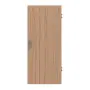 Frontansicht von HÖRMANN Wohnungseingangstür Kernbuche Matt Echtholzfurnier 