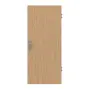 Frontansicht von Eiche Längs Living Echtholzfurniert Wohnungseingangstür - Jeld-Wen