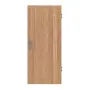 Frontansicht von HÖRMANN Wohnungseingangstür Euro Eiche geplankt Matt Echtholzfurnier 