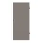 Frontansicht von LEBO Wohnungseingangstür Ultramatt Taupe Versio