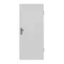 Frontansicht von JELD-WEN Wohnungseingangstür Shape 2F Nickelgrau ähnl. RAL 7047 ExpertLack