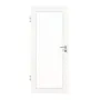 Frontansicht von HÖRMANN Innentür Gebürstetes Weiß quer Duradecor ProLine mit Lichtausschnitt LA 27