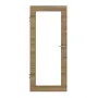 Frontansicht von HÖRMANN Innentür Natureiche quer Duradecor ProLine mit Lichtausschnitt LA 27