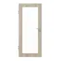 Frontansicht von HÖRMANN Innentür Gebürstete Lärche hell Duradecor ProLine mit Lichtausschnitt LA 27