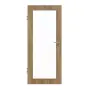 Frontansicht von HÖRMANN Innentür Natureiche Duradecor ProLine mit Lichtausschnitt LA 27