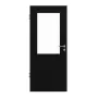 Frontansicht von Schwarz RAL 9005 LA-7 Lack ProLine Innentür - Hörmann