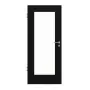 Frontansicht von Schwarz RAL 9005 LA-8 Lack ProLine Innentür - Hörmann