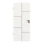 Frontansicht von Linea Black M21 Weißlack RAL 9016 Innentür - Deine Tür