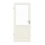 Frontansicht von GARANT Zimmertür Como Weißlack mit Lichtausschnitt CKL3