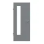 Frontansicht von Ultramatt Staubgrau LA 24 bandseitig ProLine Innentür - Hörmann