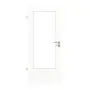 Frontansicht von Ultramatt Weiß DIN-LA ProLine Innentür - Hörmann