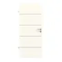 Frontansicht von GARANT Zimmertür Corona 830 Pearl White CePaL
