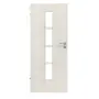 Frontansicht von CLASSEN Innentür Demeter M4 Esche Weiß 3D Look mit Lichtausschnitt