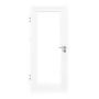 Frontansicht von CLASSEN Innentür Frame 5.6 Uni Weiß Dekorfolie mit Lichtausschnitt
