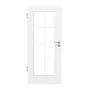 Frontansicht von Georgia 1 LA Sprosse 2/4 ClassicLine Weißlack Innentür - Hörmann