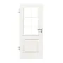 Frontansicht von Georgia 2 LA Sprosse 2/3 ClassicLine Duradecor Verkehrsweiß RAL 9016 Innentür - Hörmann