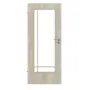 Frontansicht von CLASSEN Innentür Glas M4 Kendal Eiche CPL mit Lichtausschnitt (Sprossen)