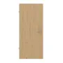 Frontansicht von Eiche europ. astig Längs Living Echtholzfurniert Optima Innentür - Jeld-Wen