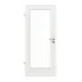 Frontansicht von WESTAG Innentür Sira Weiß ähnl. RAL 9003 Westalack Soft mit Lichtausschnitt LA-1000