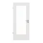 Frontansicht von JELD-WEN Innentür Grauweiß Optima DuriTop CPL mit Lichtausschnitt LÖ-20