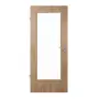 Frontansicht von JELD-WEN Innentür Raucheiche Optima DuriTop CPL mit Lichtausschnitt LÖ-20