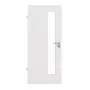 Frontansicht von JELD-WEN Innentür Grauweiß Optima DuriTop CPL mit Lichtausschnitt LÖ-62 schlossseitig