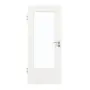Frontansicht von GARANT Zimmertür Authentic Bianco CPL mit Lichtausschnitt LA-DIN