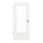 Frontansicht von GARANT Zimmertür Quer Authentic Bianco GCK08 mit Lichtausschnitt LA-DIN