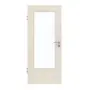 Frontansicht von GARANT Zimmertür Quer Authentic Perl GCK08 mit Lichtausschnitt LA-DIN