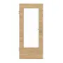 Frontansicht von HÖRMANN Innentür Quer Wildeiche Matt Echtholzfurnier mit Lichtausschnitt LA-DIN