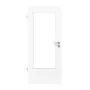 Frontansicht von Arctic Weiß A 222 LA-DIN PortaLit Zimmertür - Westag