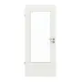 Frontansicht von WESTAG Innentür Sira Weiß ähnl. RAL 9003 Westalack Soft mit Lichtausschnitt LA-DIN