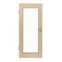 Frontansicht von HÖRMANN Innentür Quer Can. Ahorn Matt Echtholzfurnier mit Lichtausschnitt LA groß