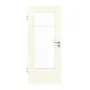 Frontansicht von GARANT Zimmertür 9417-60 Snow White CPL mit Lichtausschnitt LA-DIN Sprosse SP10