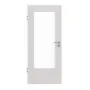 Frontansicht von GARANT Zimmertür U12188SD Lichtgrau GHK08 mit Lichtausschnitt LA-DIN