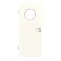 Frontansicht von GARANT Zimmertür 0105-60 Pearl White CPL mit Lichtausschnitt LA-13