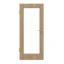 Frontansicht von GARANT Zimmertür Authentic Risseiche CPL mit Lichtausschnitt LA-2