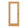 Frontansicht von GARANT Zimmertür Buche Exklusiv CPL mit Lichtausschnitt LA-2