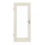 Frontansicht von GARANT Zimmertür Quer Authentic Perl GCK08 mit Lichtausschnitt LA-2