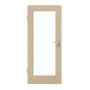Frontansicht von GARANT Zimmertür Natura Ahorn CPL mit Lichtausschnitt LA-2
