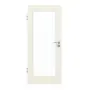 Frontansicht von GARANT Zimmertür Weißlack 9010 CPL mit Lichtausschnitt LA-2