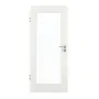Frontansicht von GARANT Zimmertür Weiß Struktur Premium GCK08 mit Lichtausschnitt LA-2