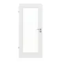 Frontansicht von GARANT Zimmertür Matt Weißlack 9016 G-TEC mit Lichtausschnitt LA-2