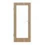 Frontansicht von GARANT Zimmertür Authentic Risseiche GCK08 mit Lichtausschnitt LA-3