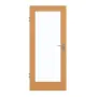 Frontansicht von GARANT Zimmertür Buche Exklusiv CPL mit Lichtausschnitt LA-3