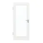 Frontansicht von GARANT Zimmertür D354-60 Designer White Resopal mit Lichtausschnitt LA-3